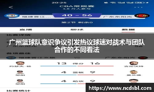 广州篮球队意识争议引发热议球迷对战术与团队合作的不同看法